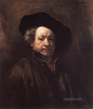  Rembrandt Painting - Self Portrait 1660 Rembrandt